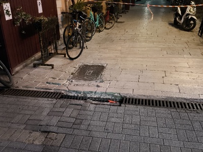 Κατεστραμμένο οδόστρωμα