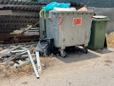 σκουπίδια, κάδοι, συγκομιδή